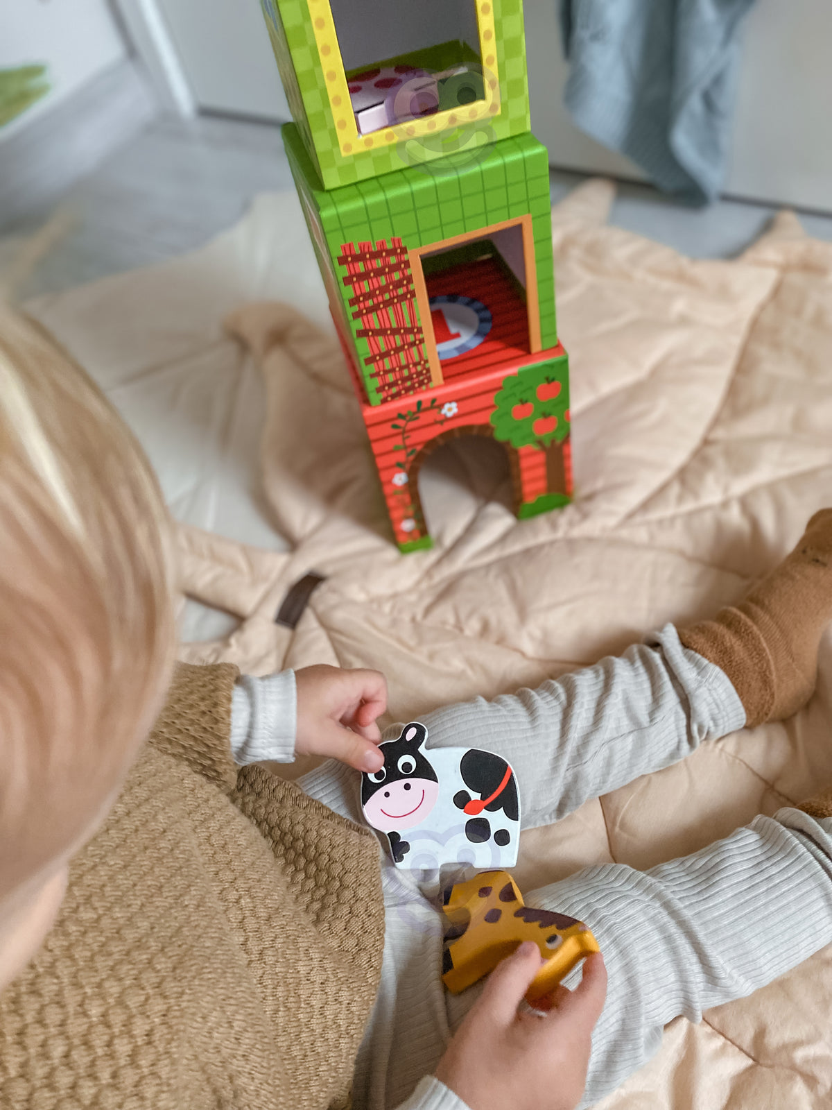 Fermas kubi – koka dzīvnieki, ko paslēpt iekšā