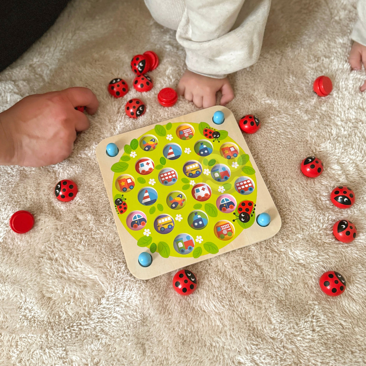 Ladybug memory game in its box – Woopie Green
