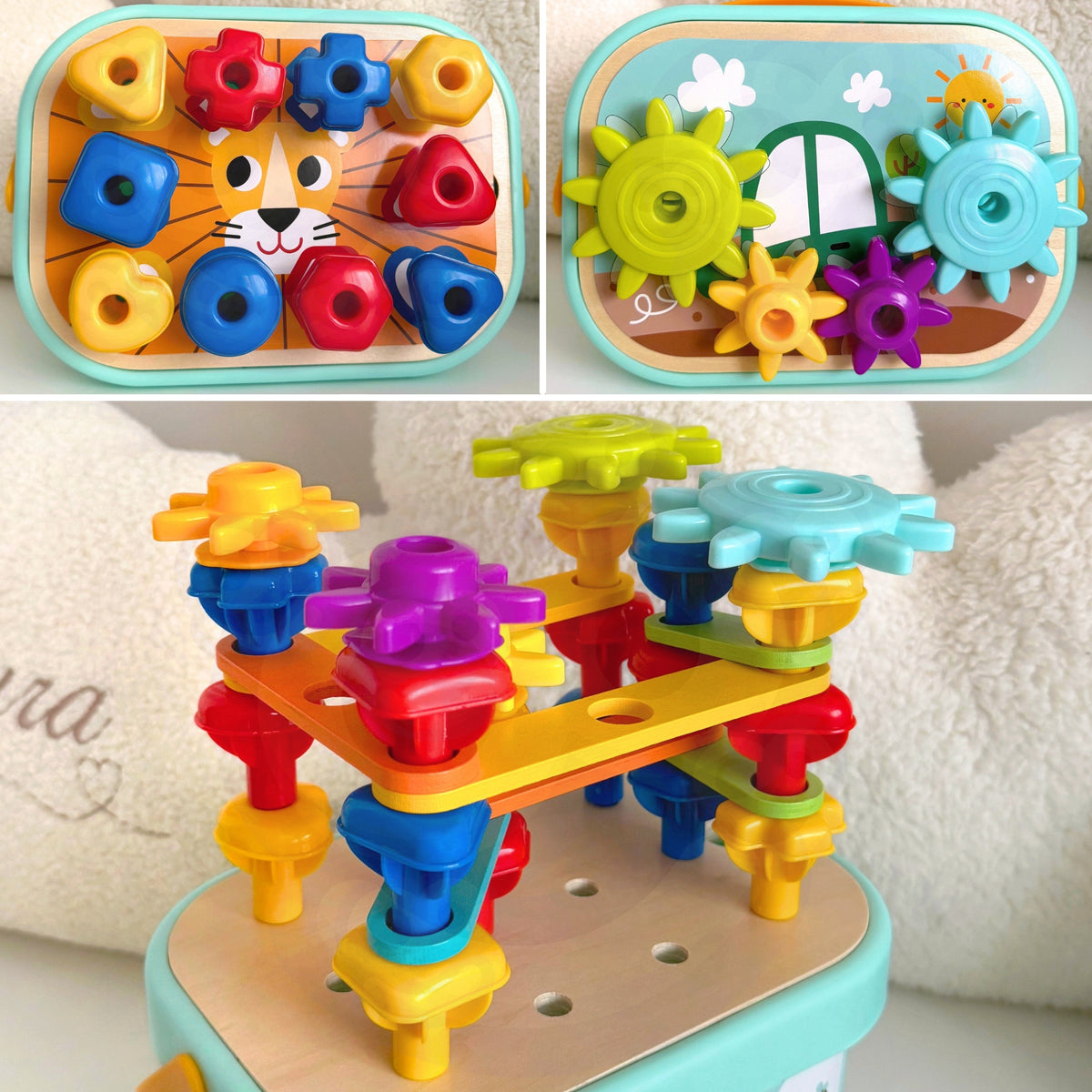 Montessori activity box – all 49 pieces store inside the box