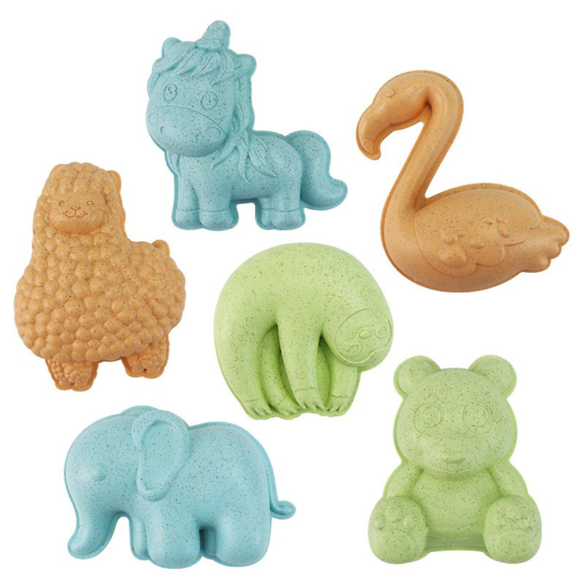 Woopie GREEN sand wheel set – spade and rake