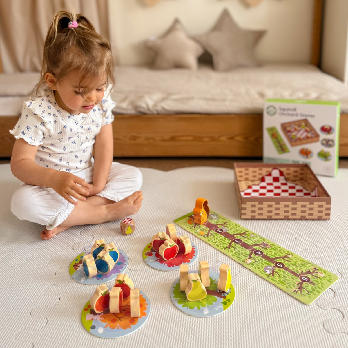 Squirrel board game – collect the fruit before the squirrel does