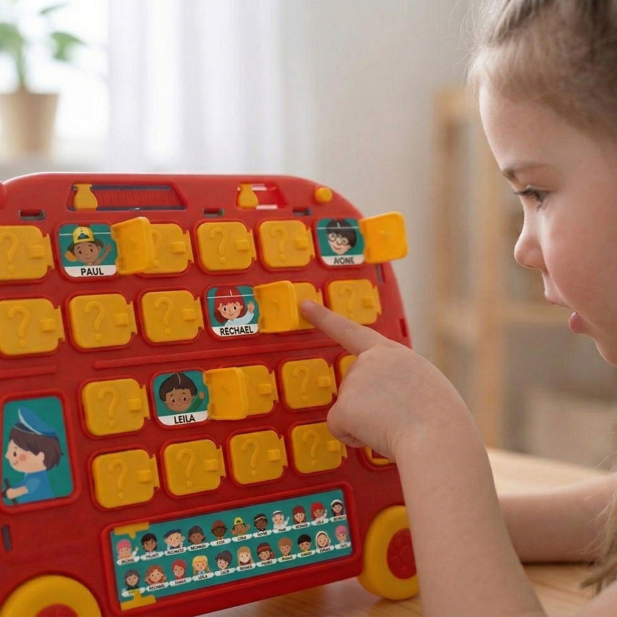 Woopie Guess Who game – flip-up character windows