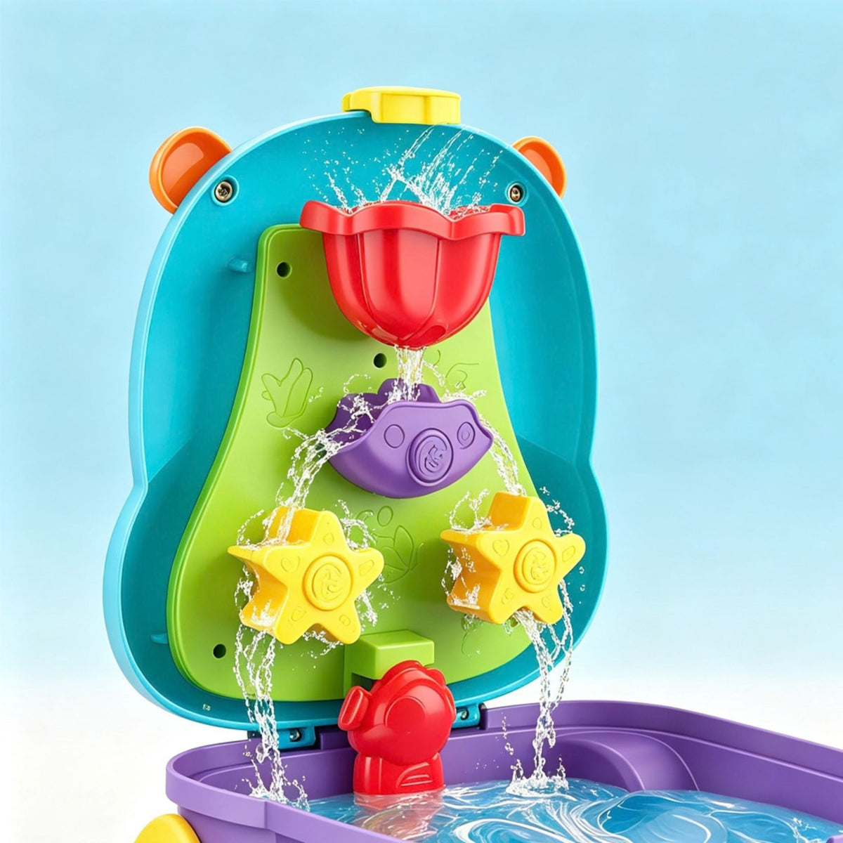 Woopie hippo water case – water mills and funnel
