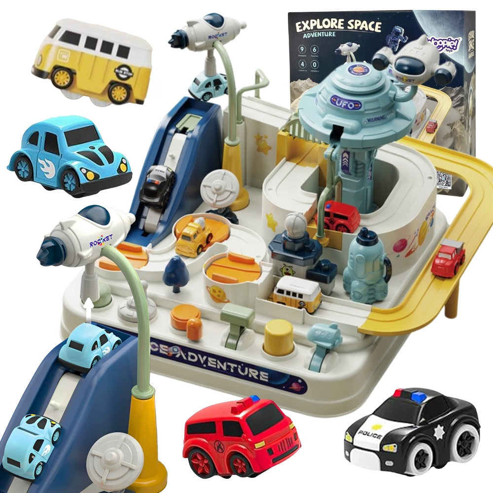 Woopie “Space Adventure” interaktīvā kosmosa auto trase