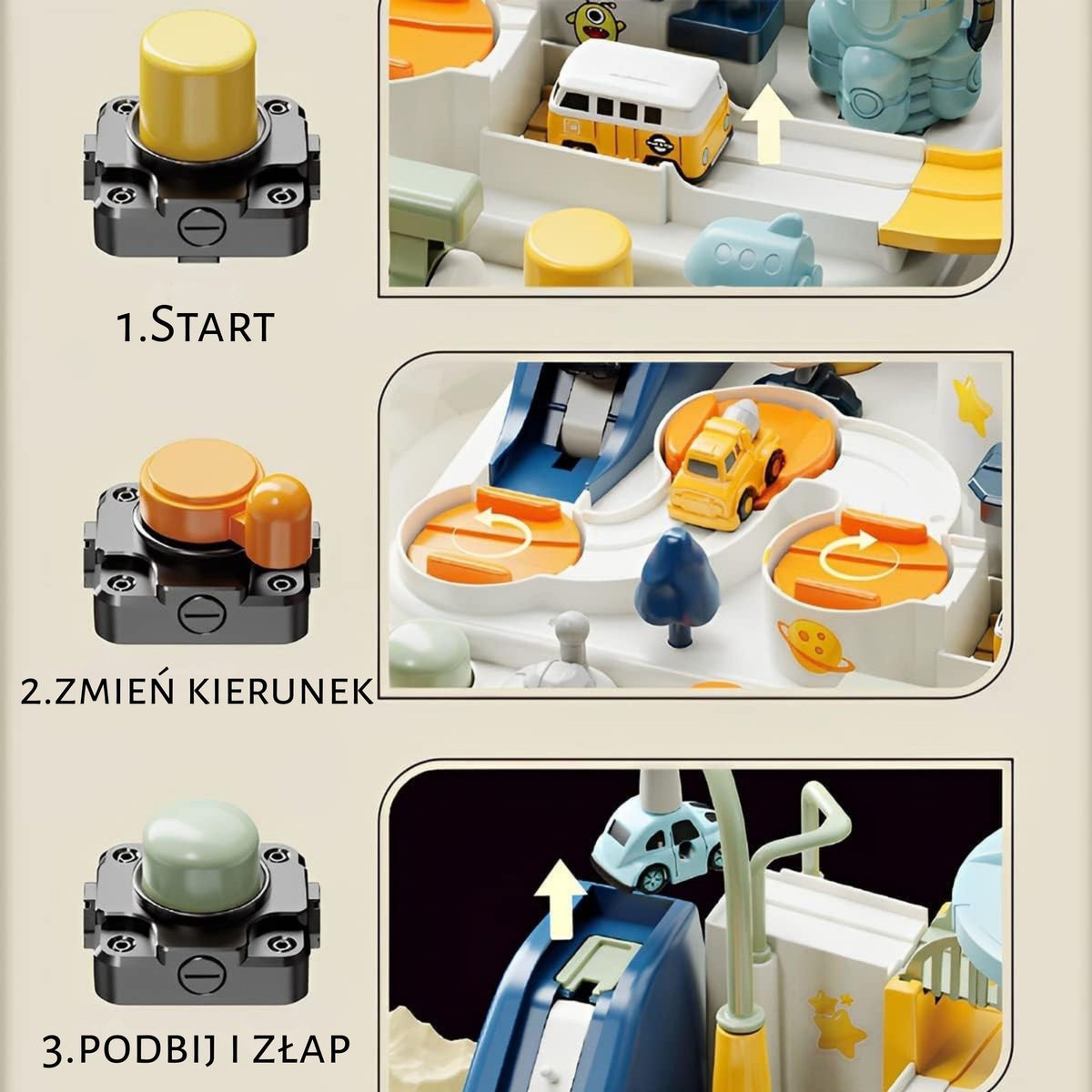 Woopie “Space Adventure” trase – kosmosa bāze ar raķeti