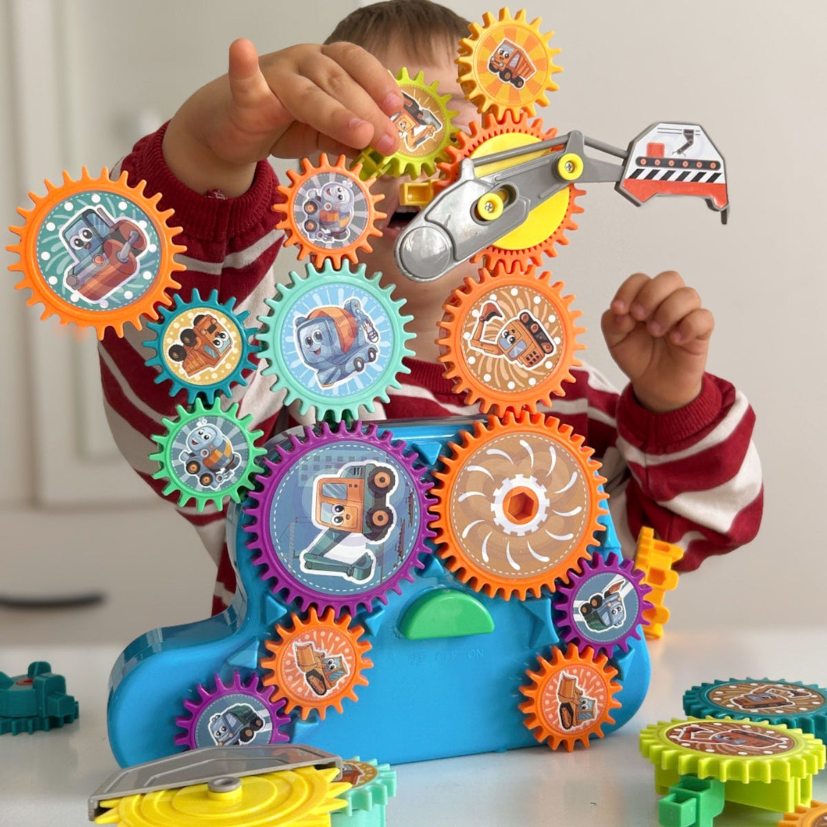 Woopie musical gear set 18 – digger arm for kids