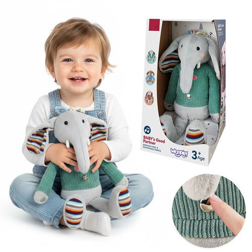 Woopie Musical Elephant Cuddly Toy for Babies