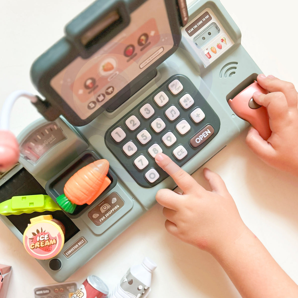 Woopie cash register scanner – shop items