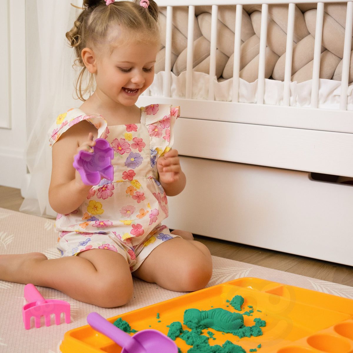 Woopie XL ZOO kinetic sand table – play table with legs