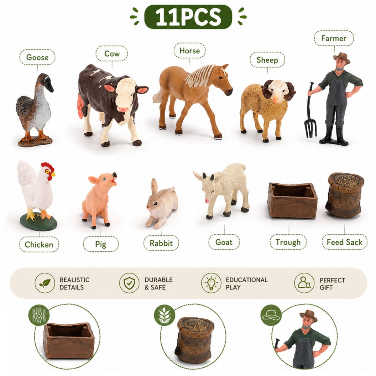 Woopie lielais fermas komplekts – fermas aina