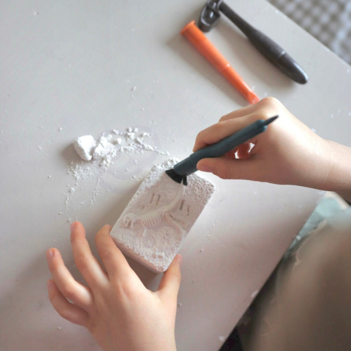 Woopie dinosaur dig kit – six plaster rocks