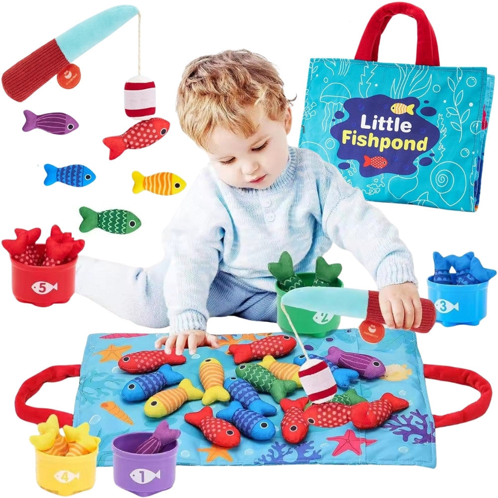 Woopie Soft Fishing Game for Babies, 22 pcs