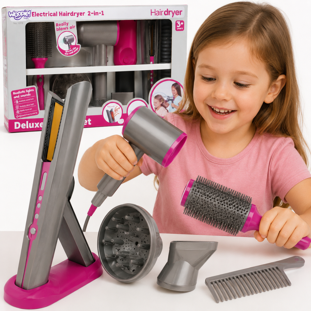 Woopie Little Hairdresser Set with Dryer and Straightener
