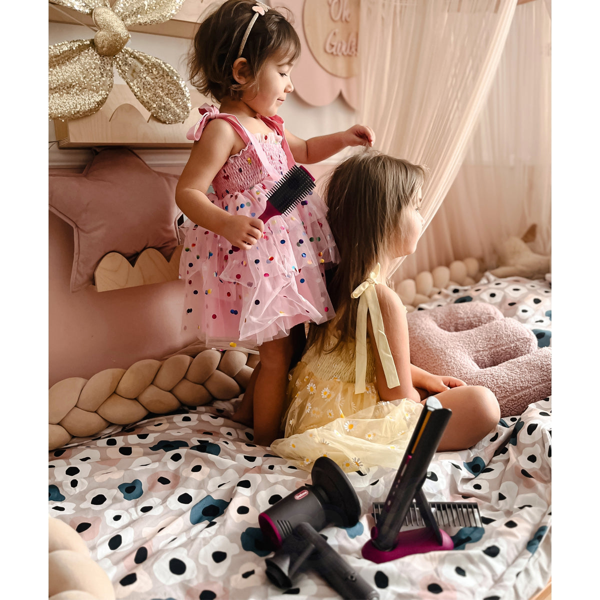 Woopie little hairdresser set – round brush and wide comb