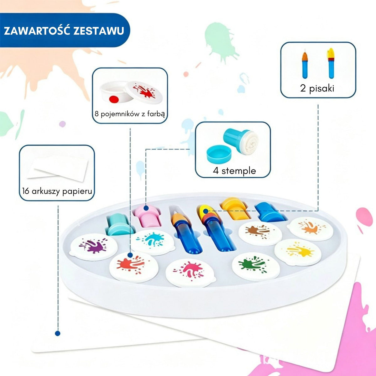 Woopie magic painting set – special paper sheets