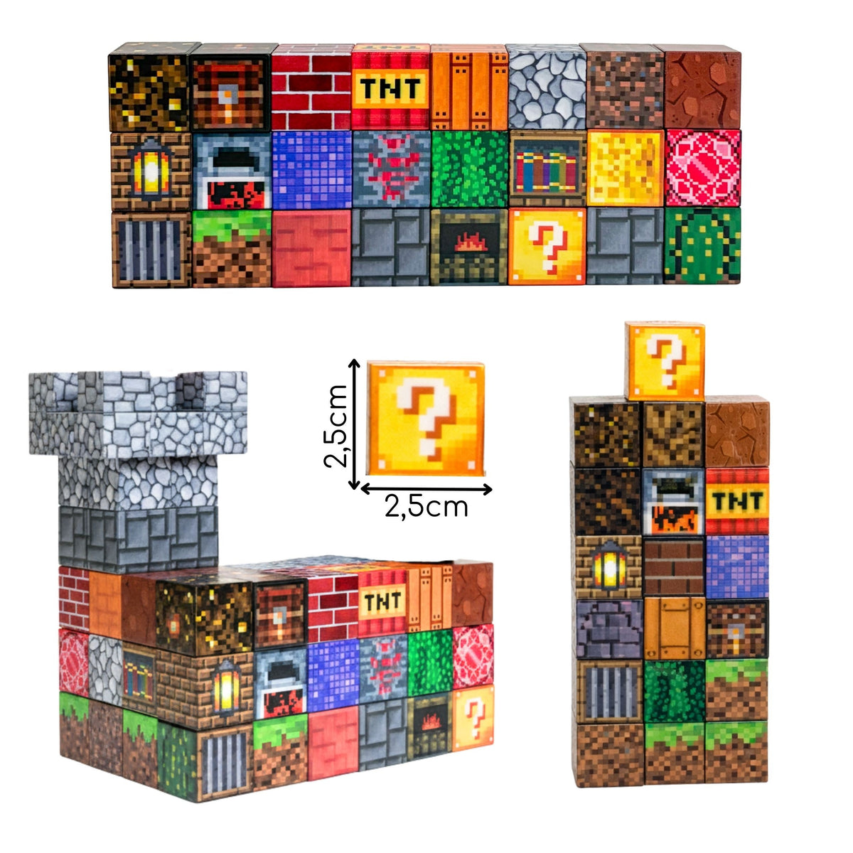 Magnetic building cubes with a travel bag – Woopie