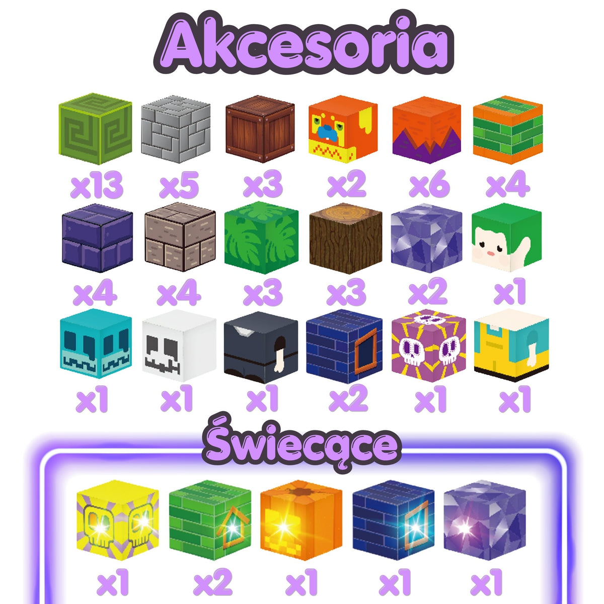 Woopie glowing Halloween cubes – LED cubes