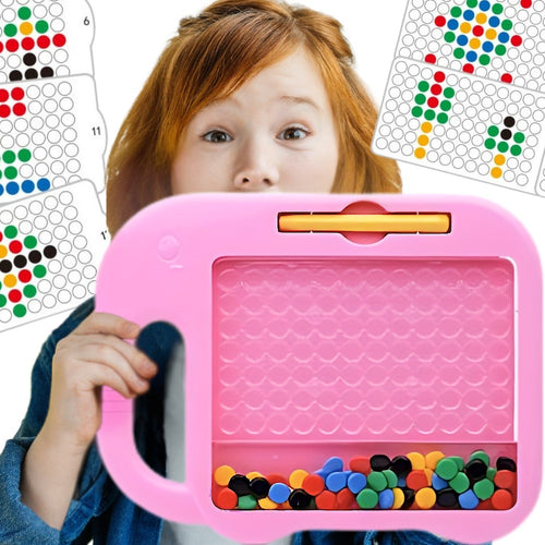 Woopie MagPad Magnetic Board with 84 Beads, Elephant