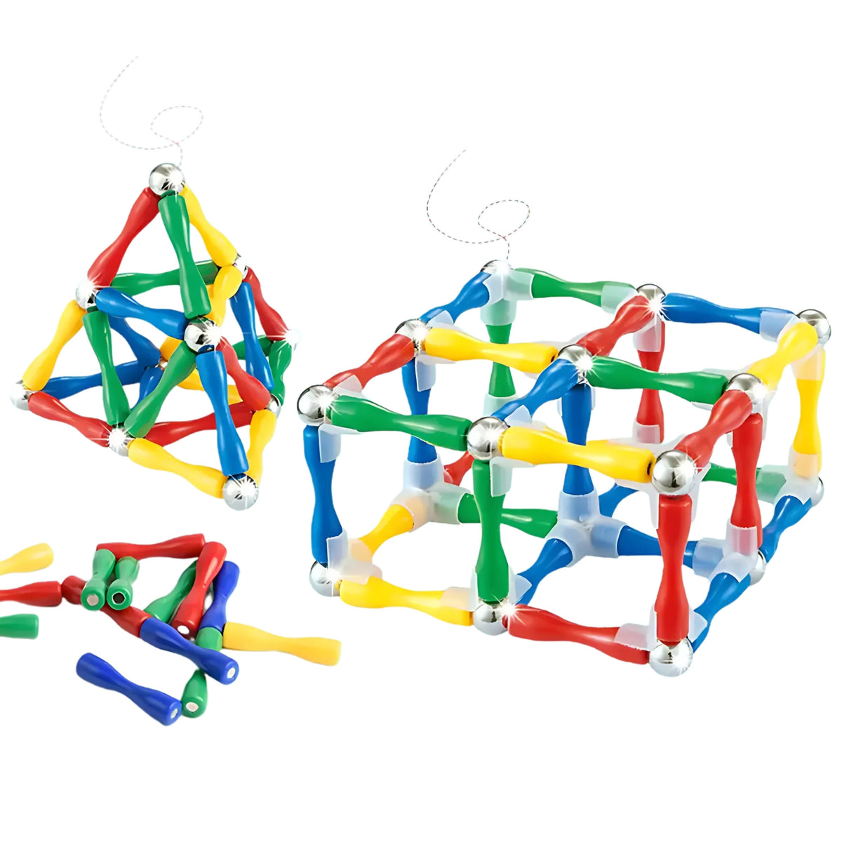Magnetic sticks XXL set in its storage box