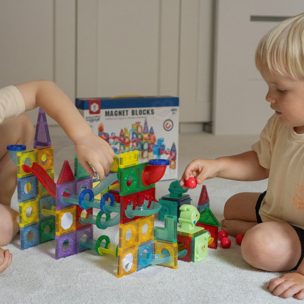 Woopie magnetic marble run 170 – gutters and tubes