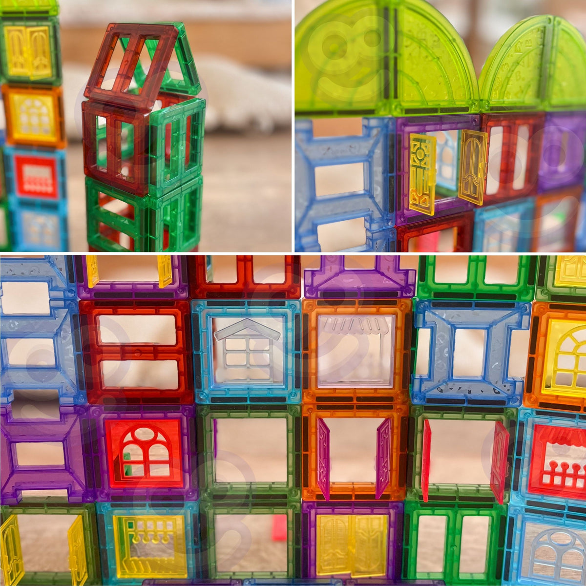 Woopie magnetic castle tiles – tiles in the box