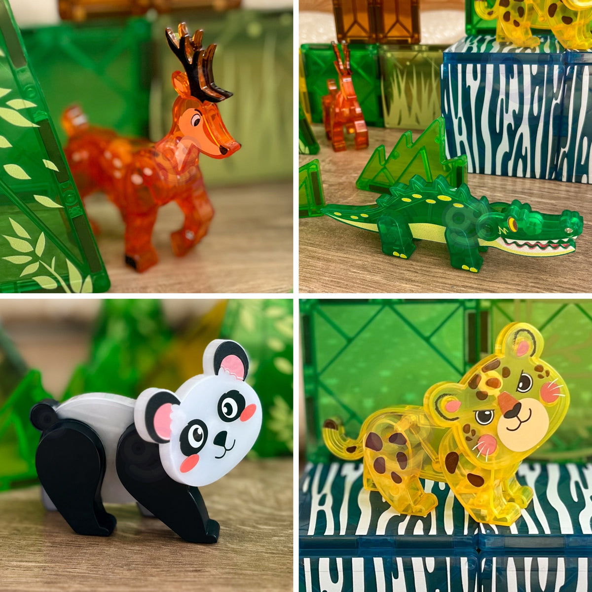 Woopie magnetic rare animals 45 – panda tiles