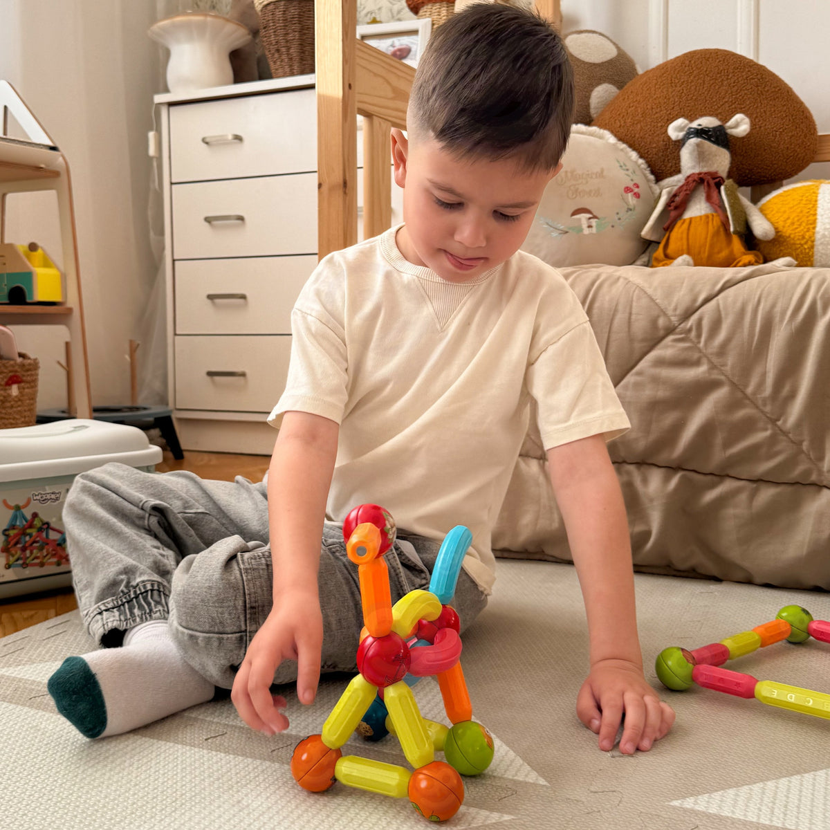 Woopie magnetic sticks case 128 – letter sticks