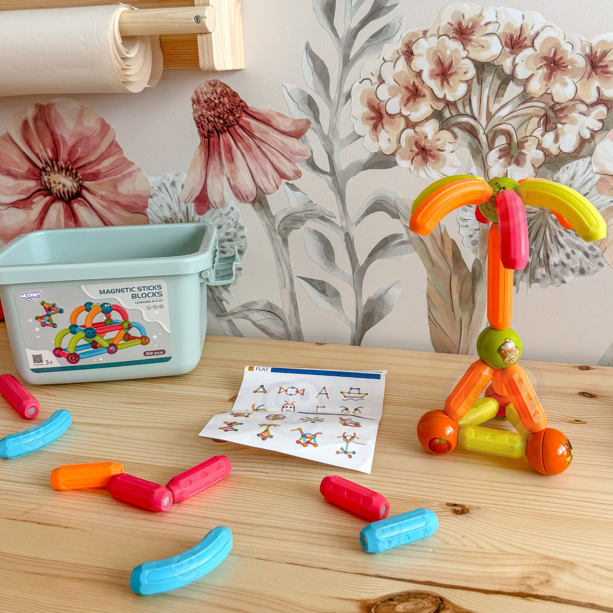 Woopie magnetic sticks tub 52 – 3D figure