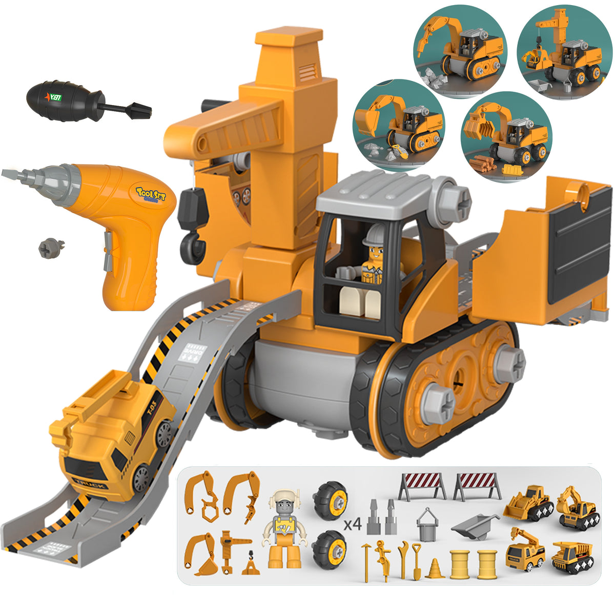 Woopie Mega Construction Site Screw-Together Set