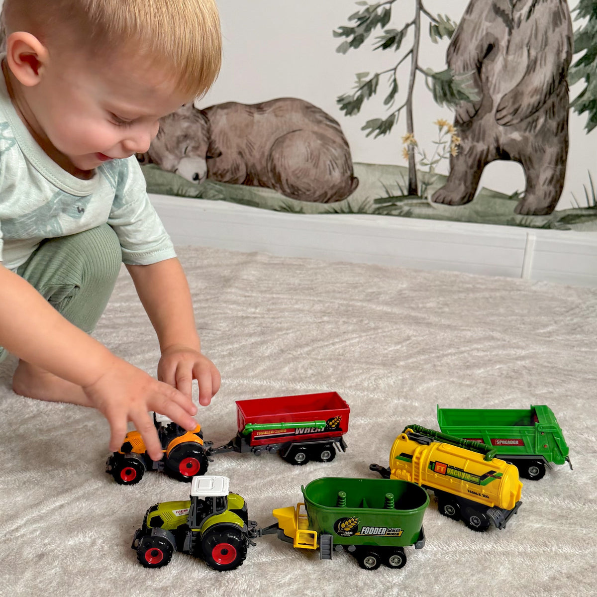 Woopie mini farmer tractors – milk tanker trailer