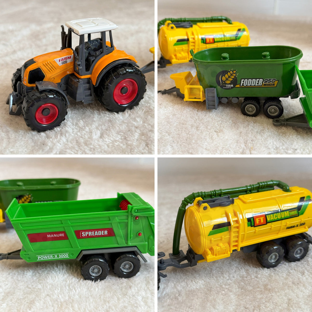 Woopie mini farmer tractors – two tractors with cabs