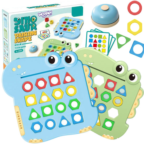 Woopie Montessori dinozauru formu spēle ar zvaniņu