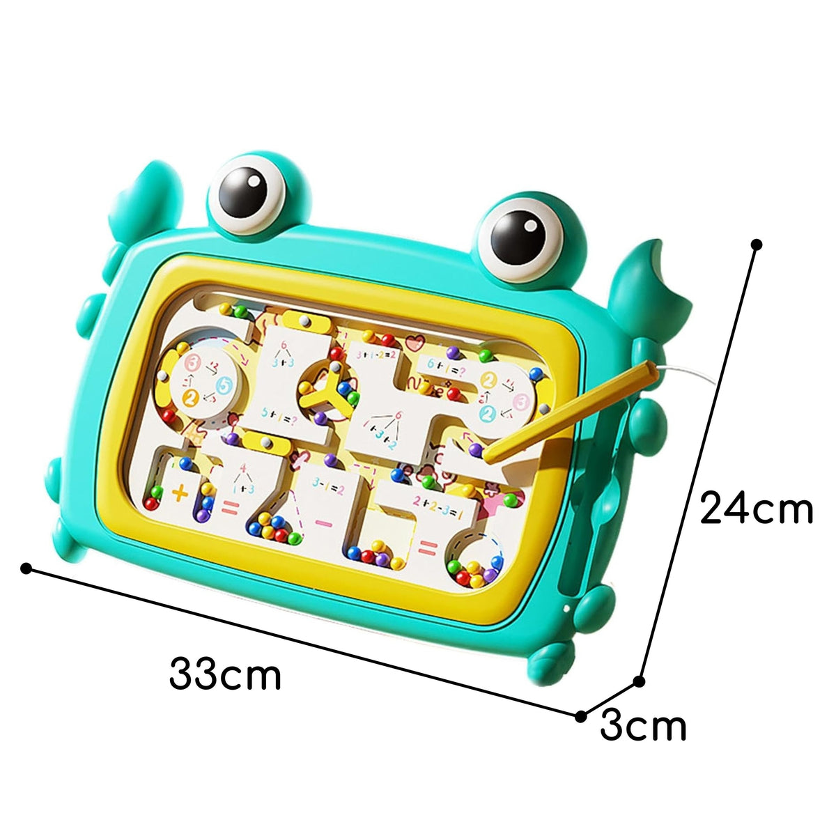 Woopie magnetic maze crab – maths cards for kids