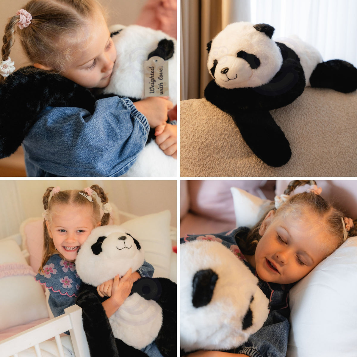 Woopie svērtā panda 1,5 kg – mīksta spalva