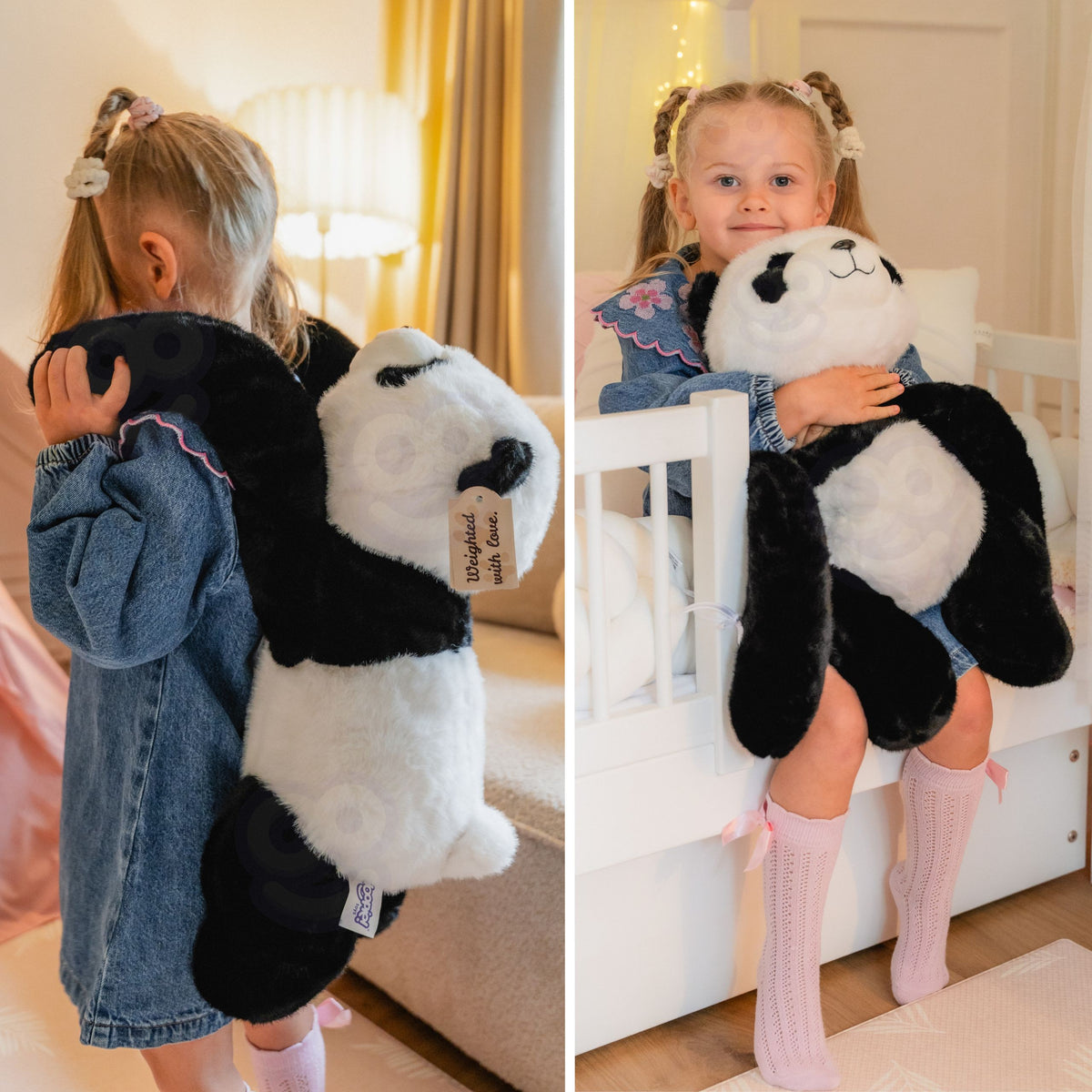 Woopie svērtā panda 1 kg – diendusa bērniem