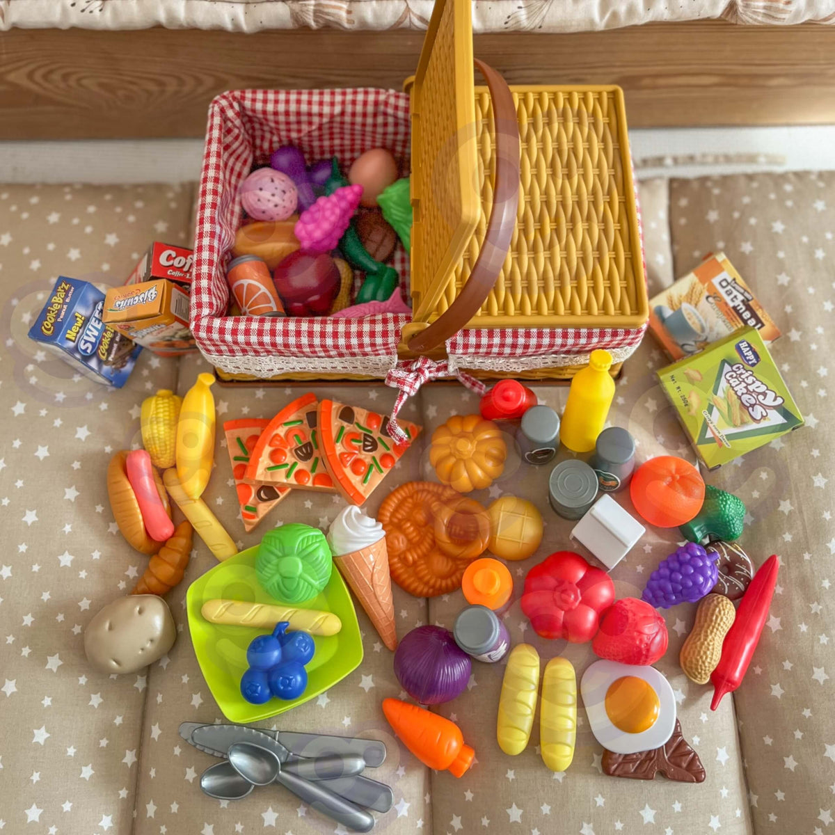 Woopie picnic basket XXL 103 pcs – fruit and vegetables