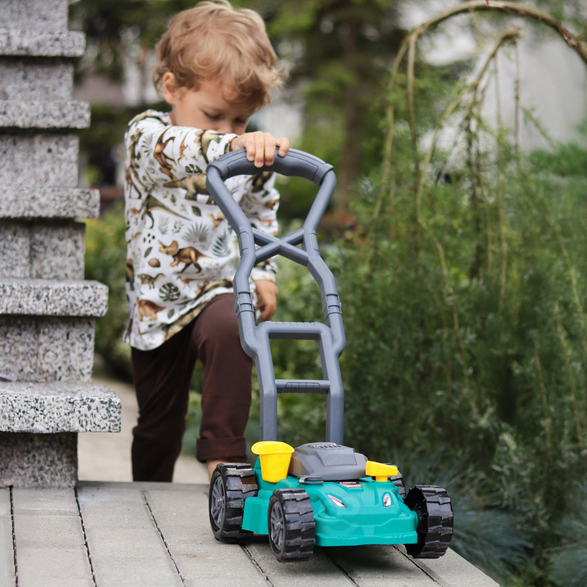 Woopie push lawn mower – mower with light effects
