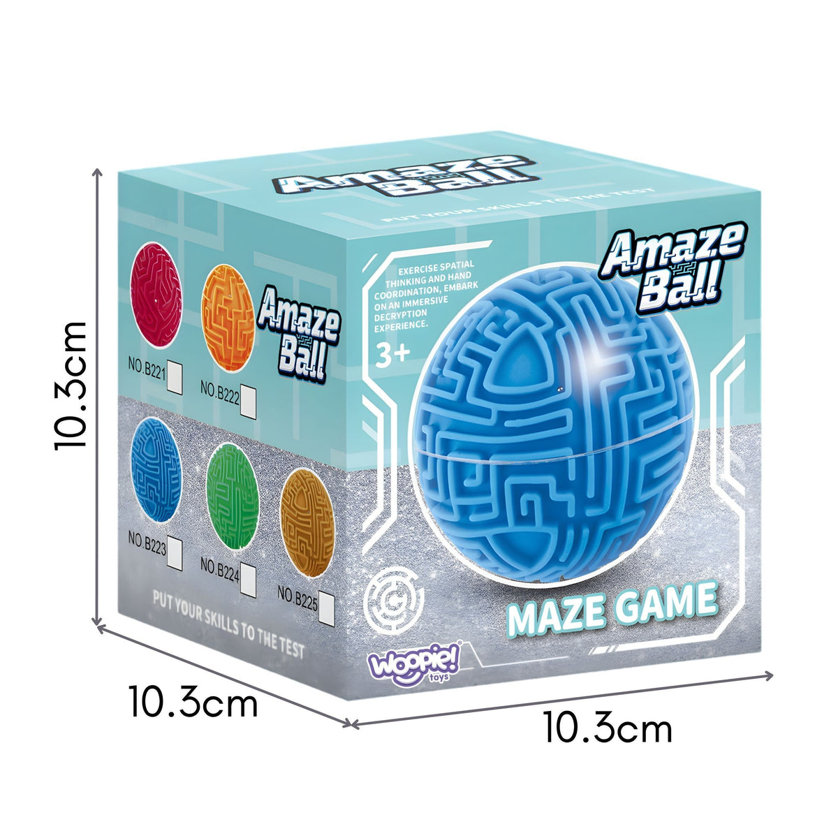 3D maze puzzle game without batteries – Woopie