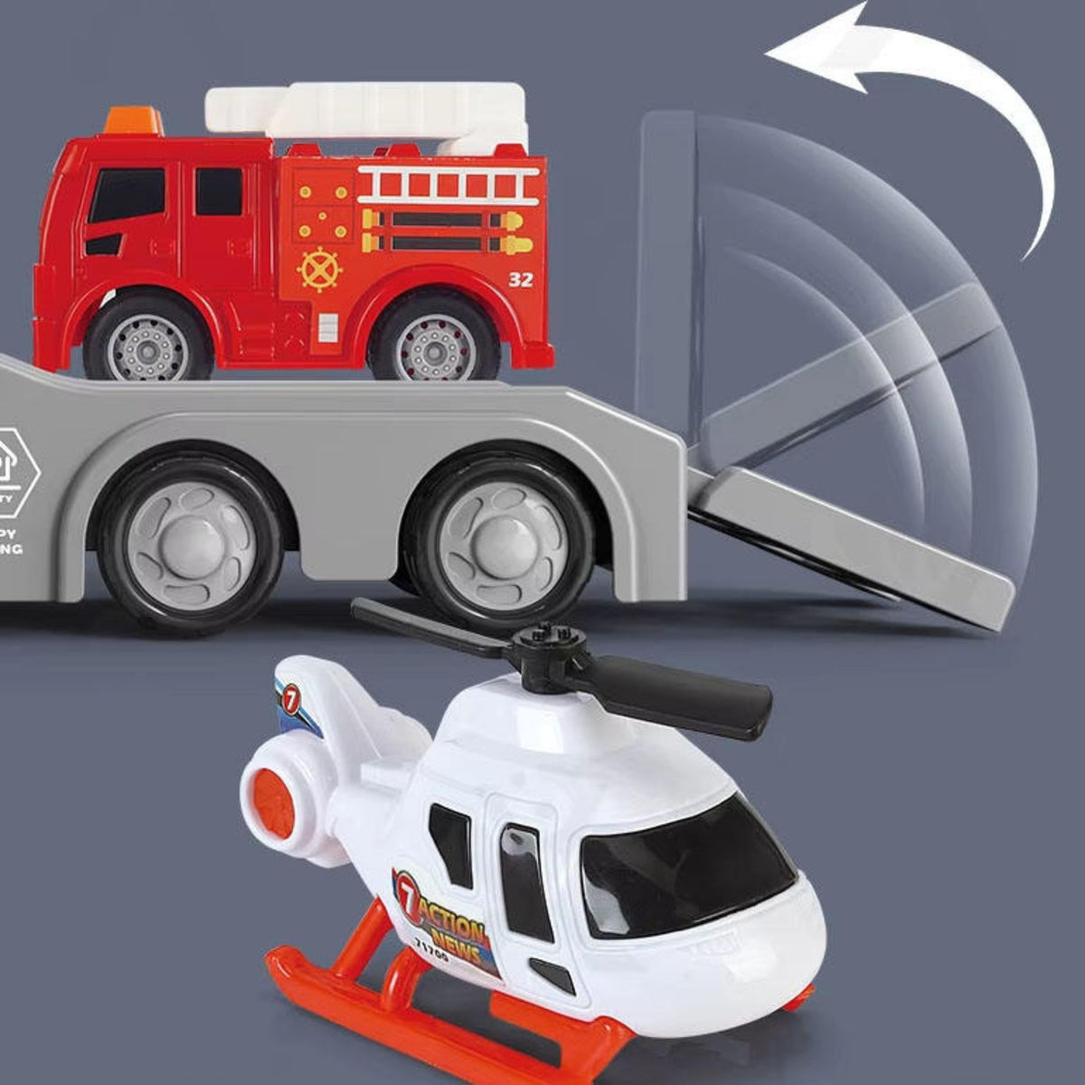 Woopie ugunsdzēsēju vilcējs – helikopters