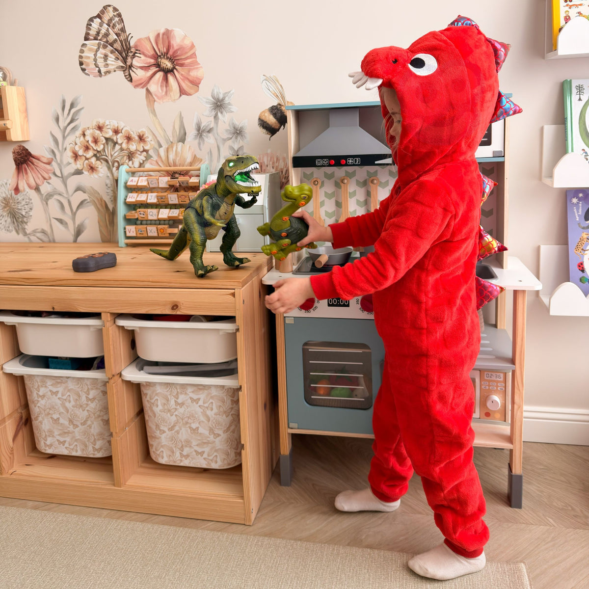 RC T-Rex dinosaur robot in its box – Woopie