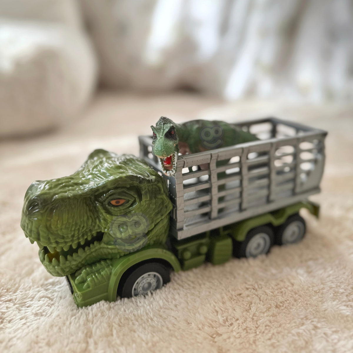 Woopie tālvadības dinozauru auto – atveramas durvis ar figūriņu