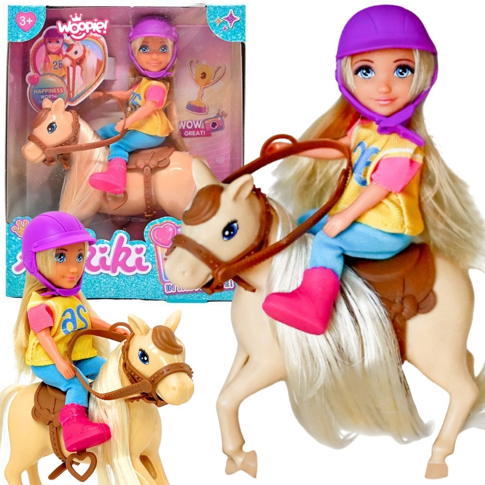 Woopie Ankiki Rider Doll with Horse and Trophy