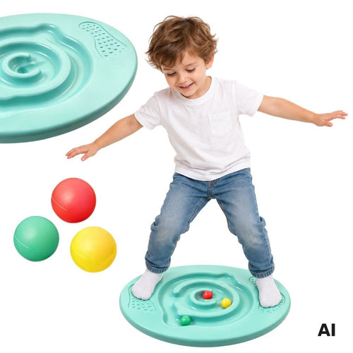 Woopie apaļš līdzsvara disks ar labirintu, 40 cm