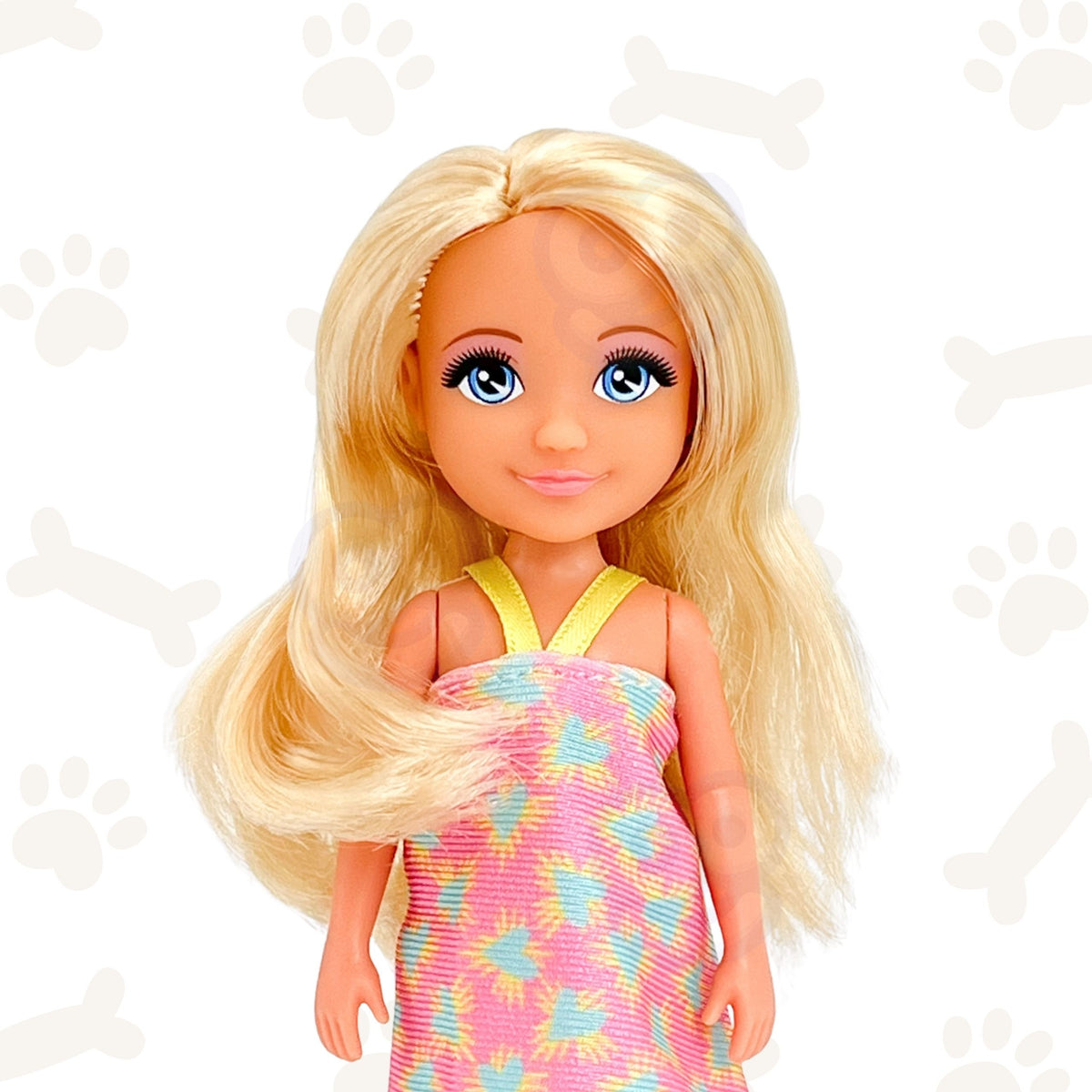 Woopie Royal puppy bath doll set – care accessories