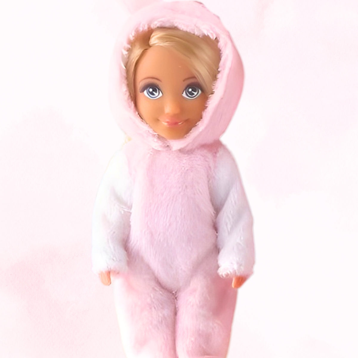Woopie Royal dolls in bunny jumpsuits – mother and child dolls together