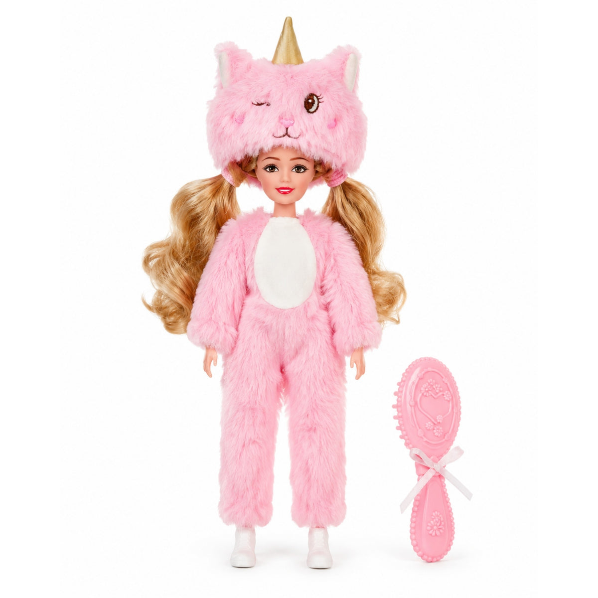 Woopie Royal Emi in pink teddy costume – doll in gift box