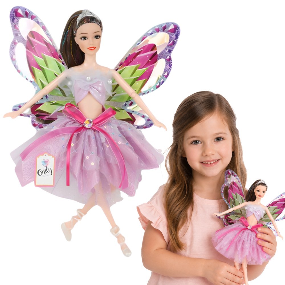 Woopie Royal Emi Fairy Doll with Colourful Wings