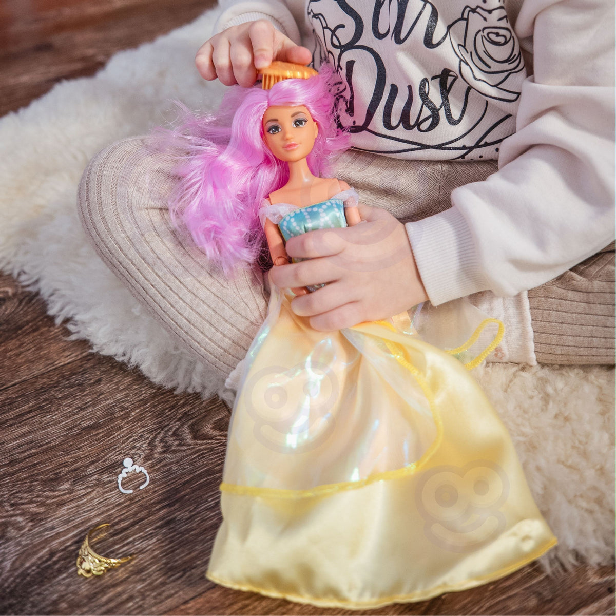 Woopie Royal Lili ocean princess – long pink hair for styling