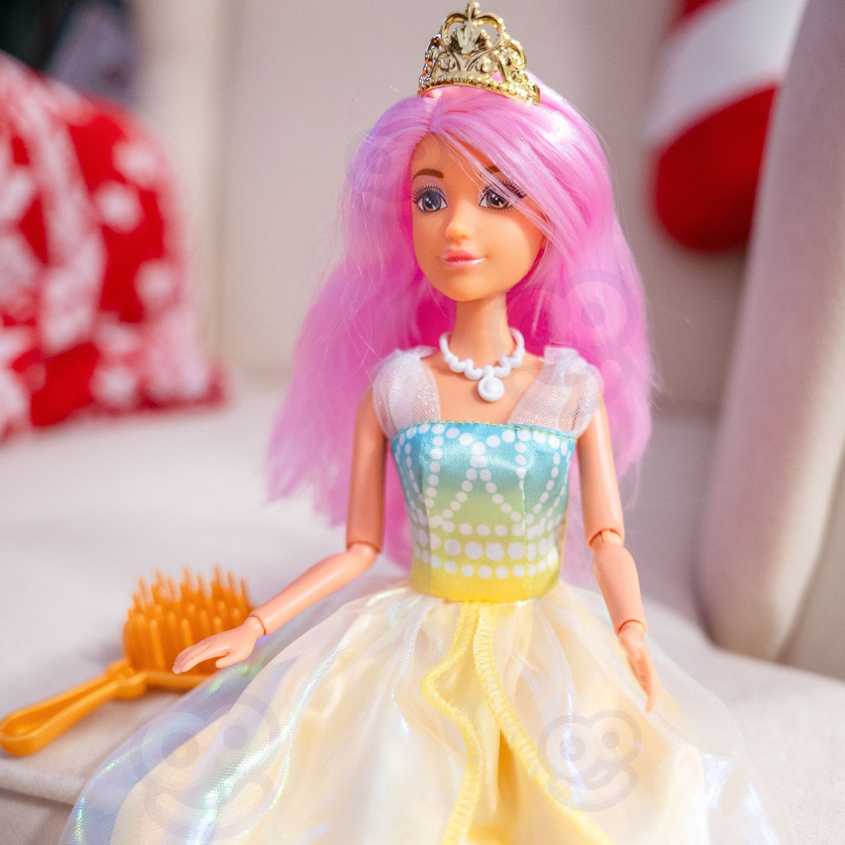 Woopie Royal Lili ocean princess – shimmering sea-foam dress