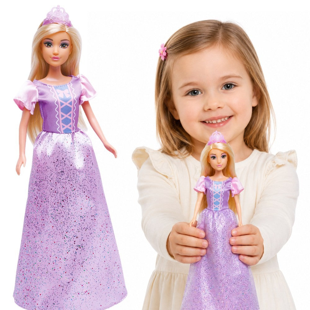 Woopie Royal Lily Princess Doll in Purple and Pink Gown